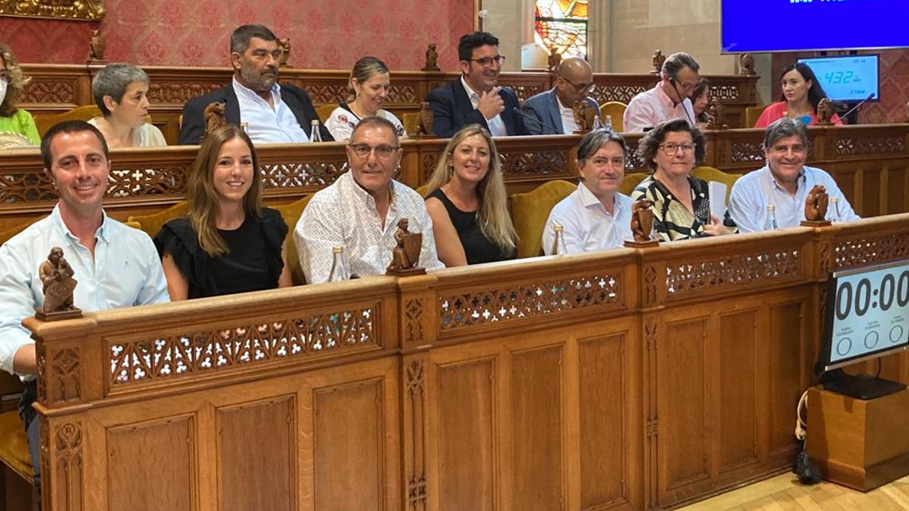 El Grupo Popular en el Consell de Mallorca.