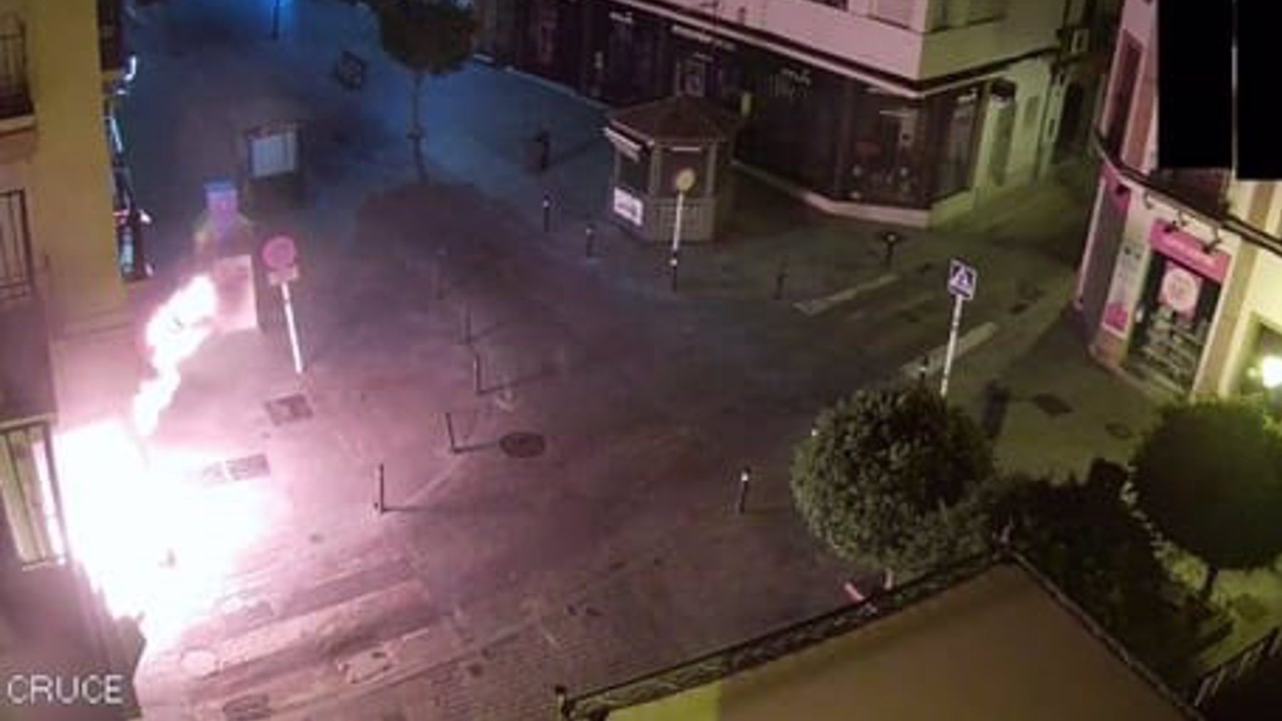 Los hechos han podido ser esclarecidos gracias a las cámaras de seguridad.