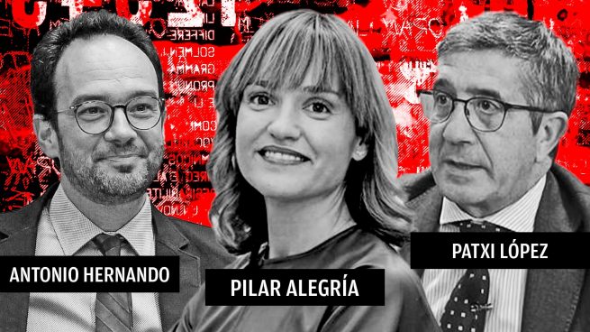 Hernando, Alegría y López, en las quinielas para relevar a Adriana Lastra como número dos del PSOE.