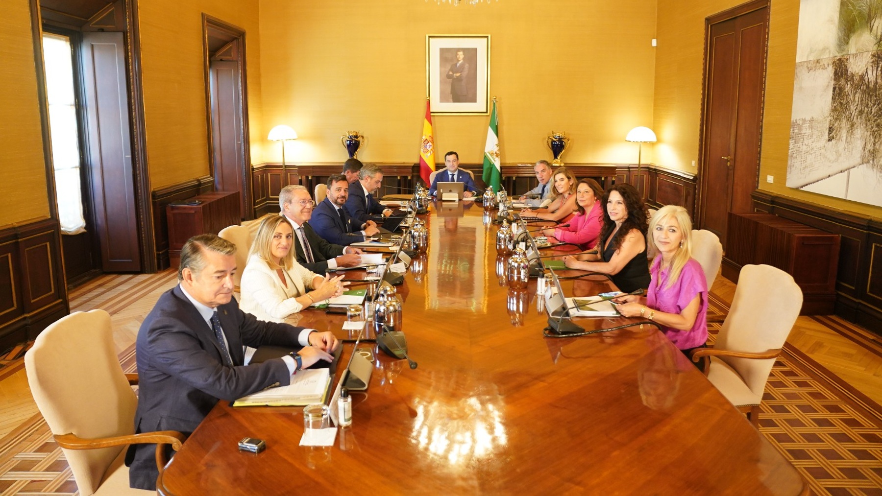 Moreno preside en San Telmo la última reunión ordinaria del Consejo de Gobierno del actual mandato (EUROPA PRESS).