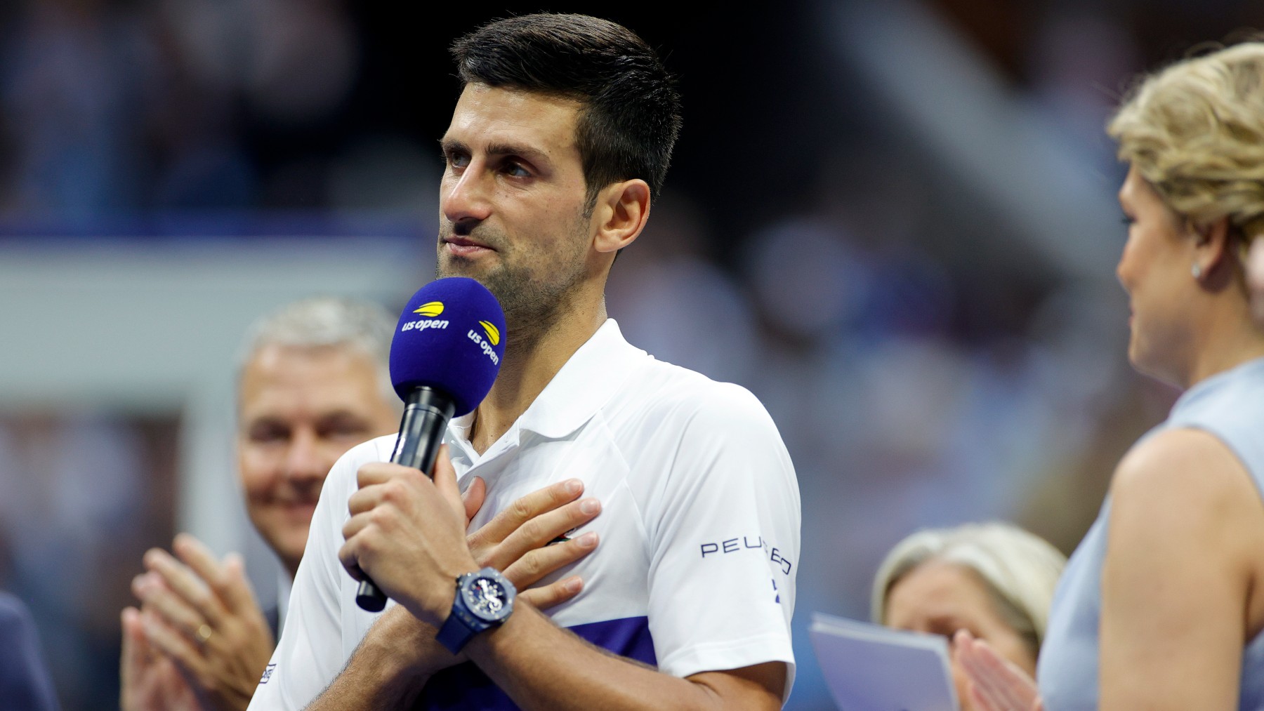 Novak Djokovic, en el US Open. (Getty)