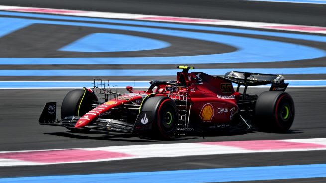 Ferrari y Alpine en el GP de Francia de F1