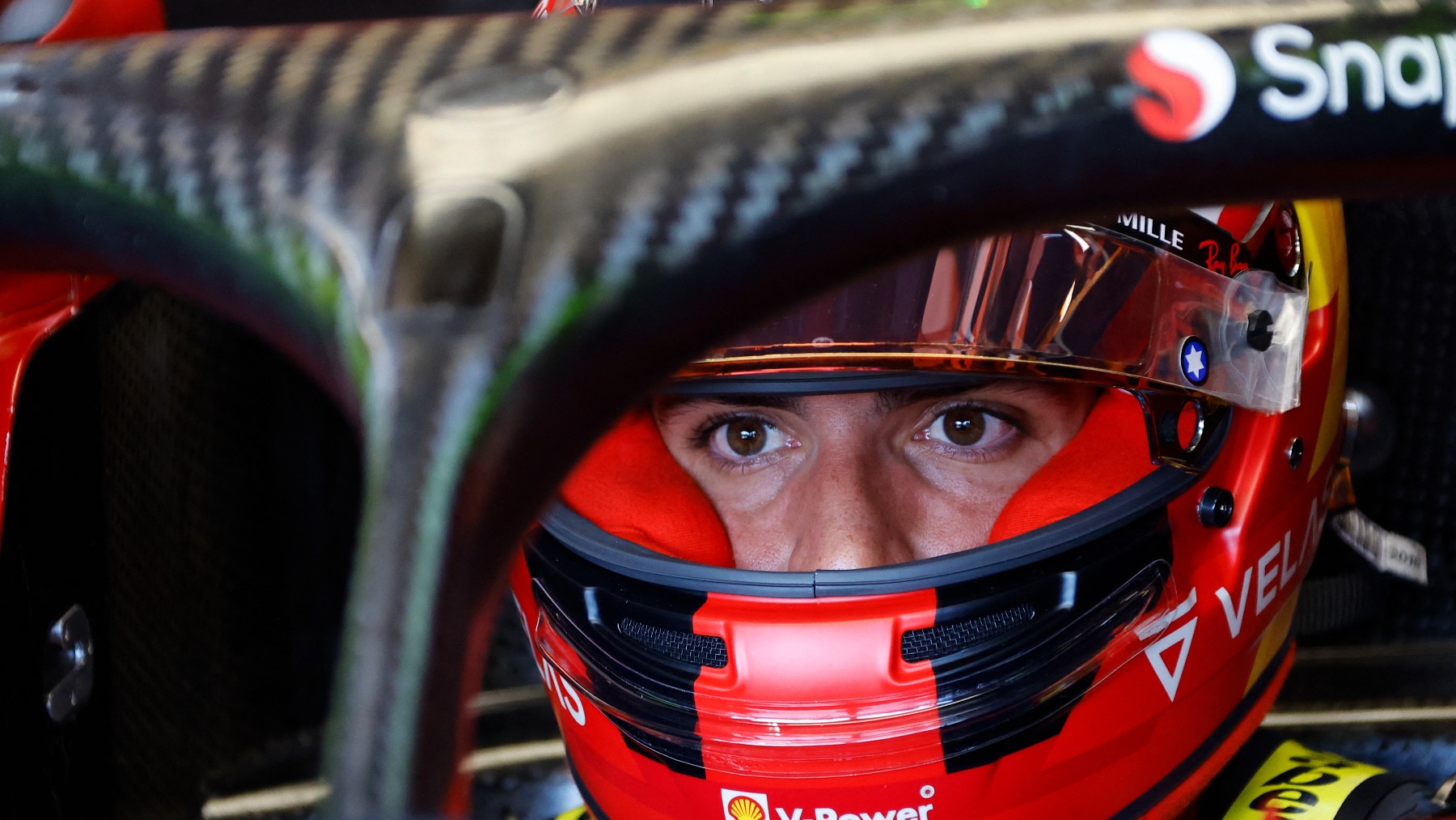 Carlos Sainz durante el GP de Francia de Fórmula 1. (AFP)