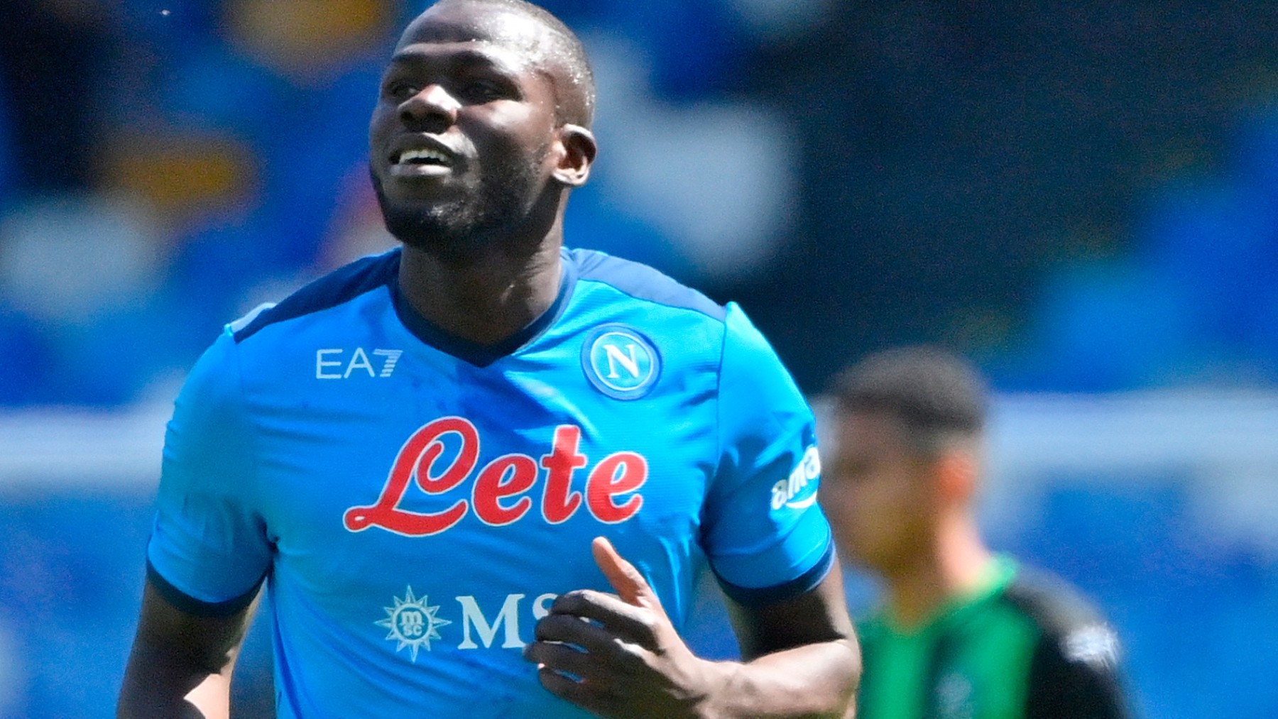 Kalidou Koulibaly, durante un partido con el Nápoles. (AFP)
