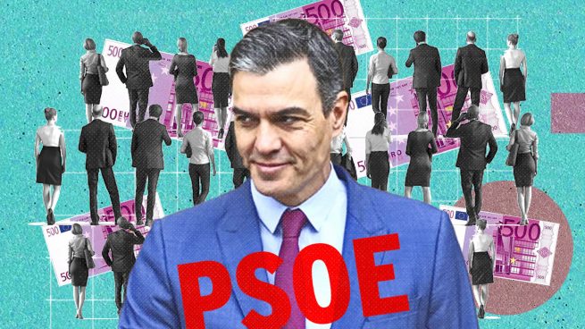 Sánchez gasta 26 millones de euros en sus asesores elegidos a dedo con la inflación en récord