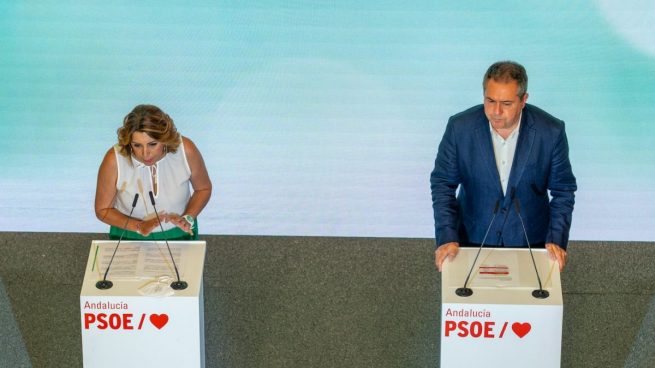 Susana Díaz y Juan Espadas.