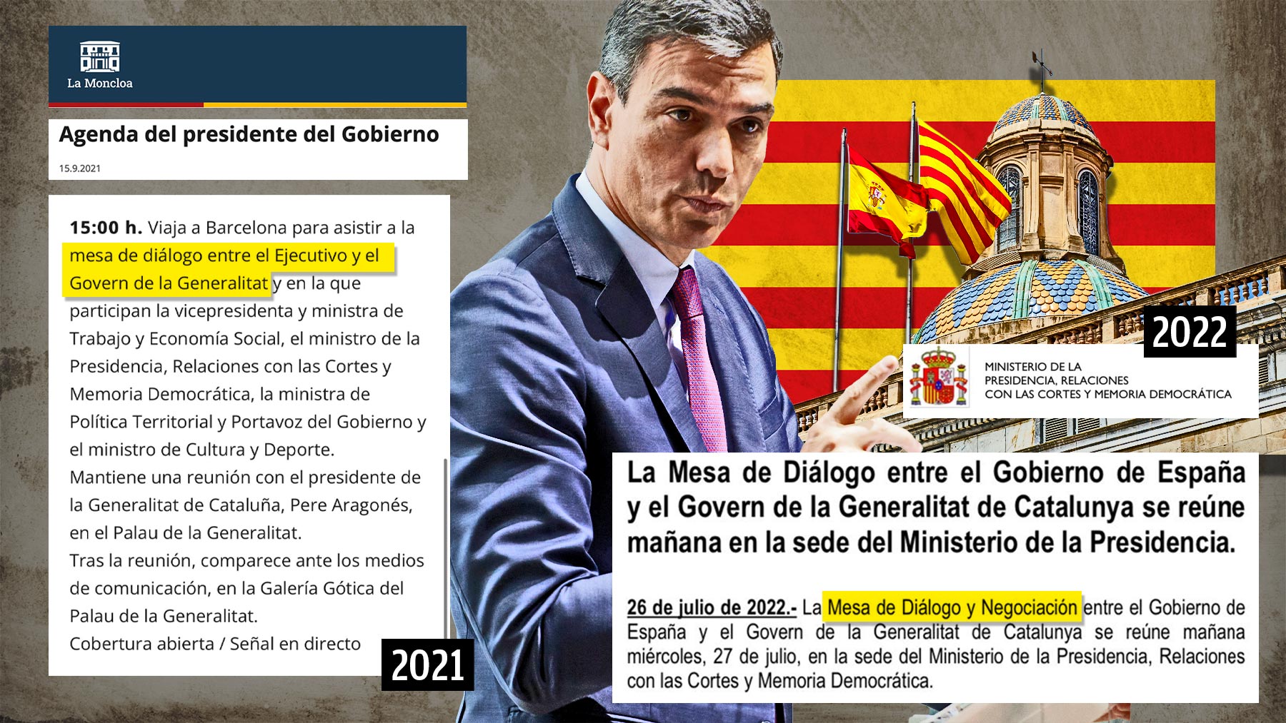 El Gobierno admite por primera vez la «negociación» bilateral con la Generalitat