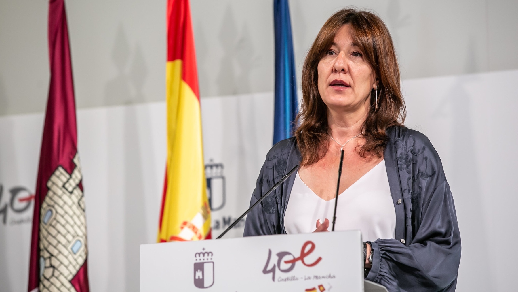 Blanca Fernández, consejera de Igualdad y portavoz del Gobierno de Castilla-La Mancha (JCCM / DAVID ESTEBAN).