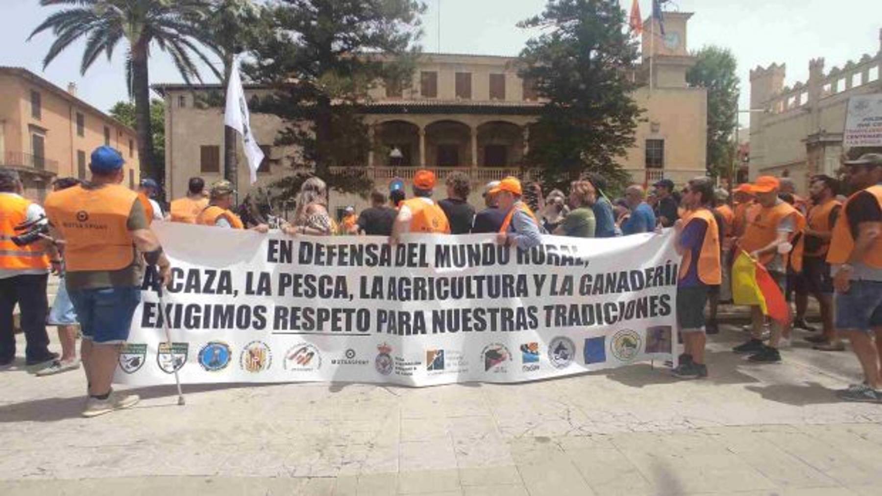 Protesta del sector agrario celebrada el pasado mes en Palma.