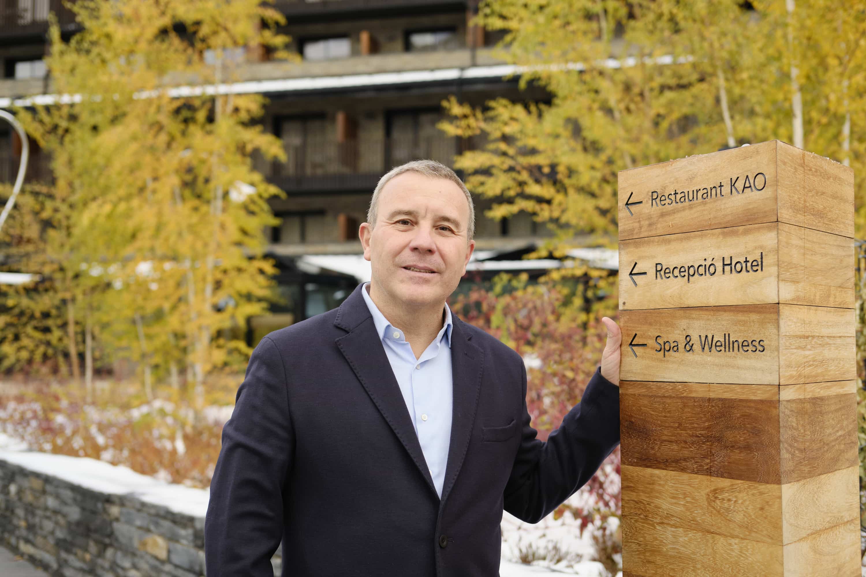 Jordi París, director general del Park Piolets Mountain Hotel & Spa de Andorra.