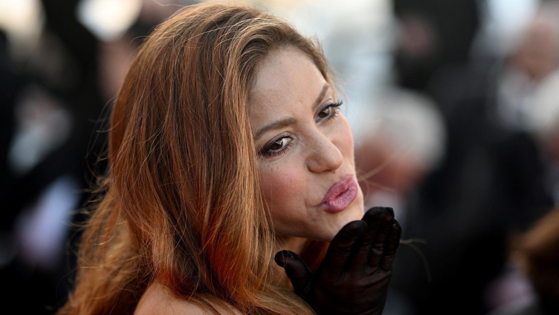 Shakira, durante un evento. (AFP)