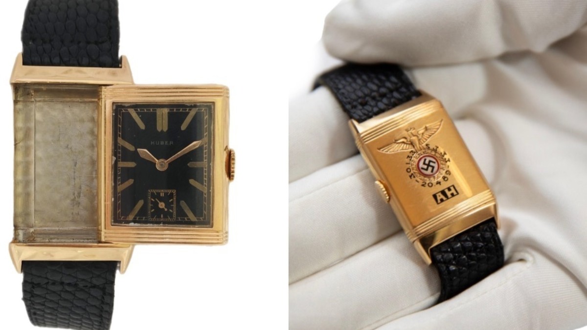 Un reloj de oro que perteneció a Adolf Hitler.