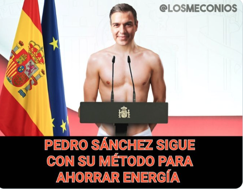 Los mejores memes con la ridícula idea de Sánchez de quitarse la corbata para ahorrar energía