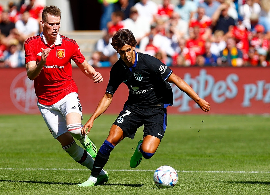 Joao, durante el partido de ayer