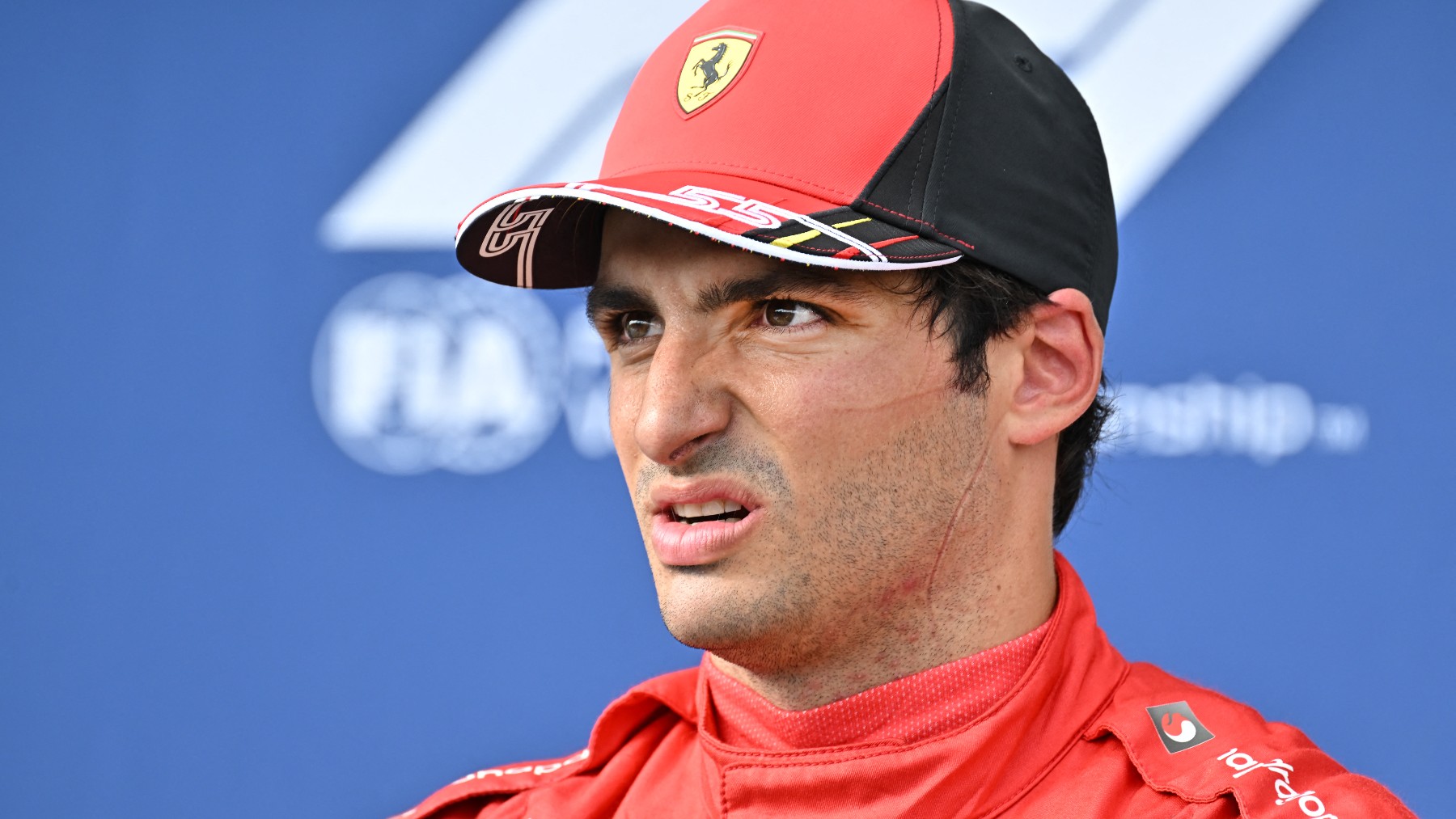 Carlos Sainz, en el GP de Hungría de Fórmula 1. (AFP)