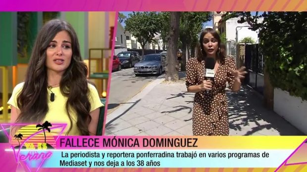 Alexia Rivas llora la muerte de Mónica Domínguez