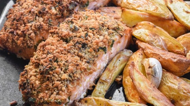 Salmón, receta