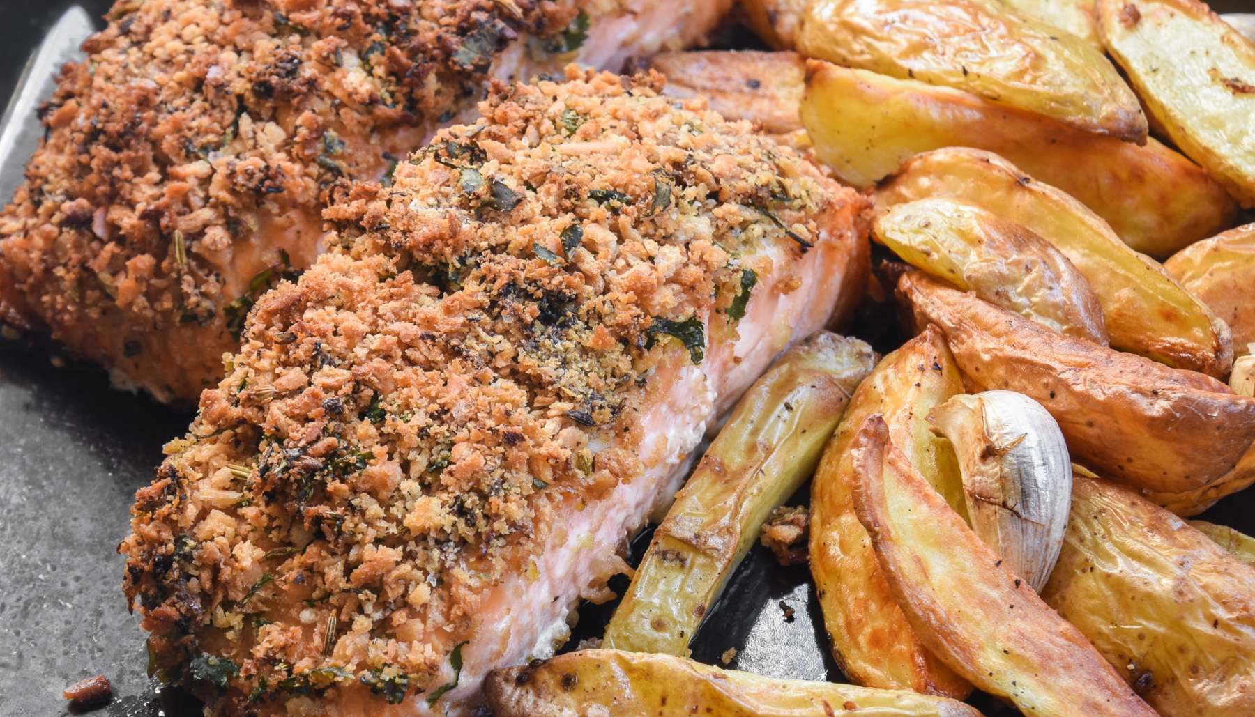 Receta de salmón aromático