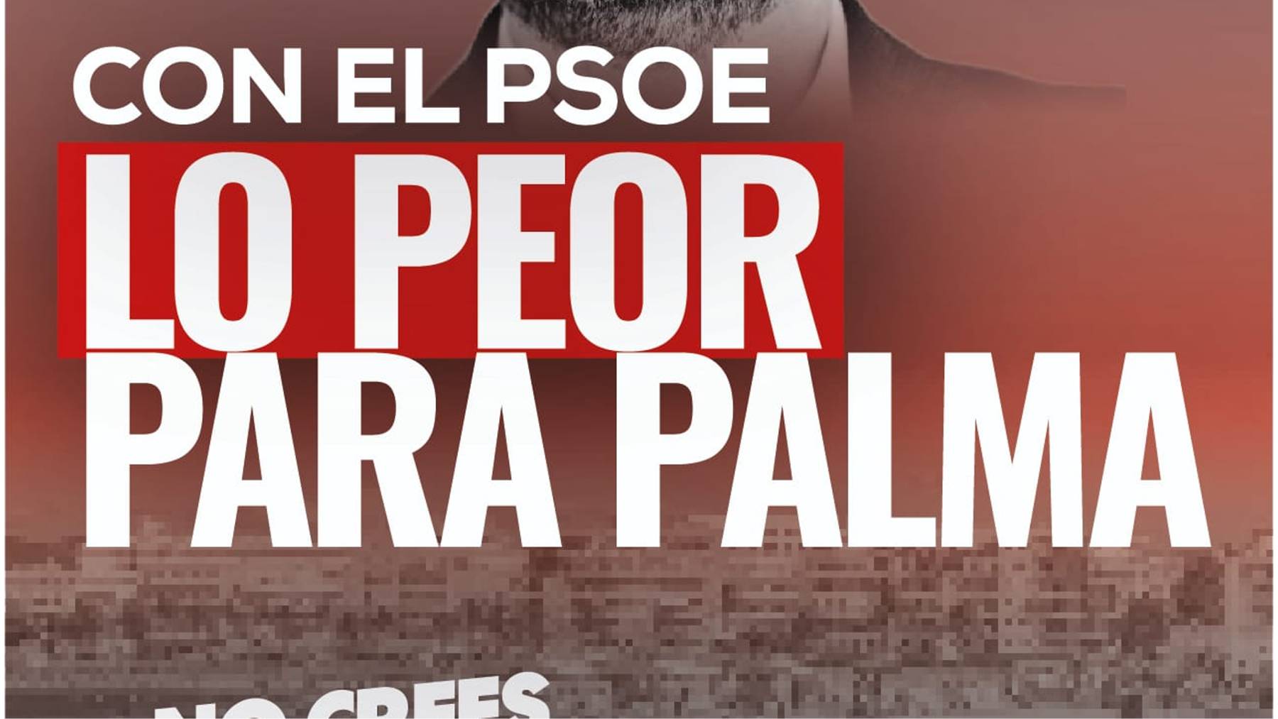 Mensaje del PP de Palma en las redes sociales.