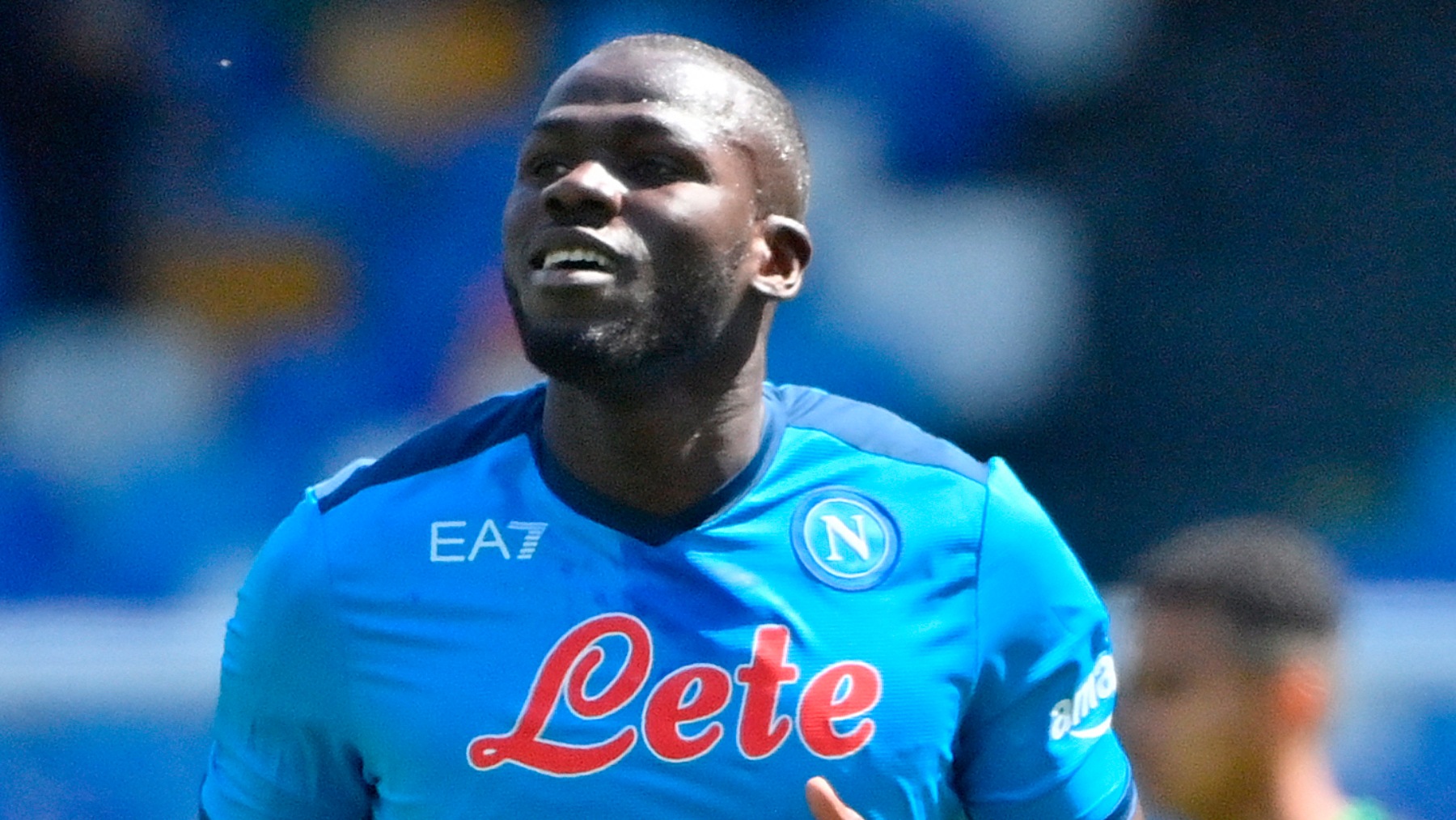 Koulibaly con la camiseta del Nápoles. (AFP)