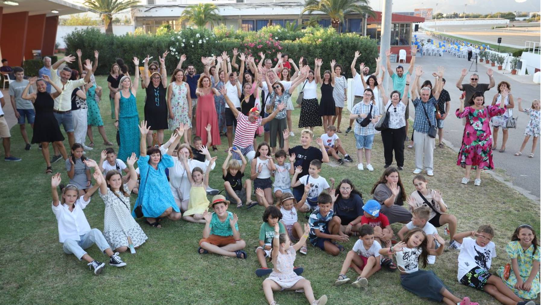 Fiesta de recibimiento en Mallorca de niños y niñas de Ucrania.