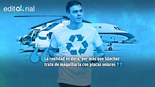 El postureo ecologista de Sánchez se estrella con el Falcon