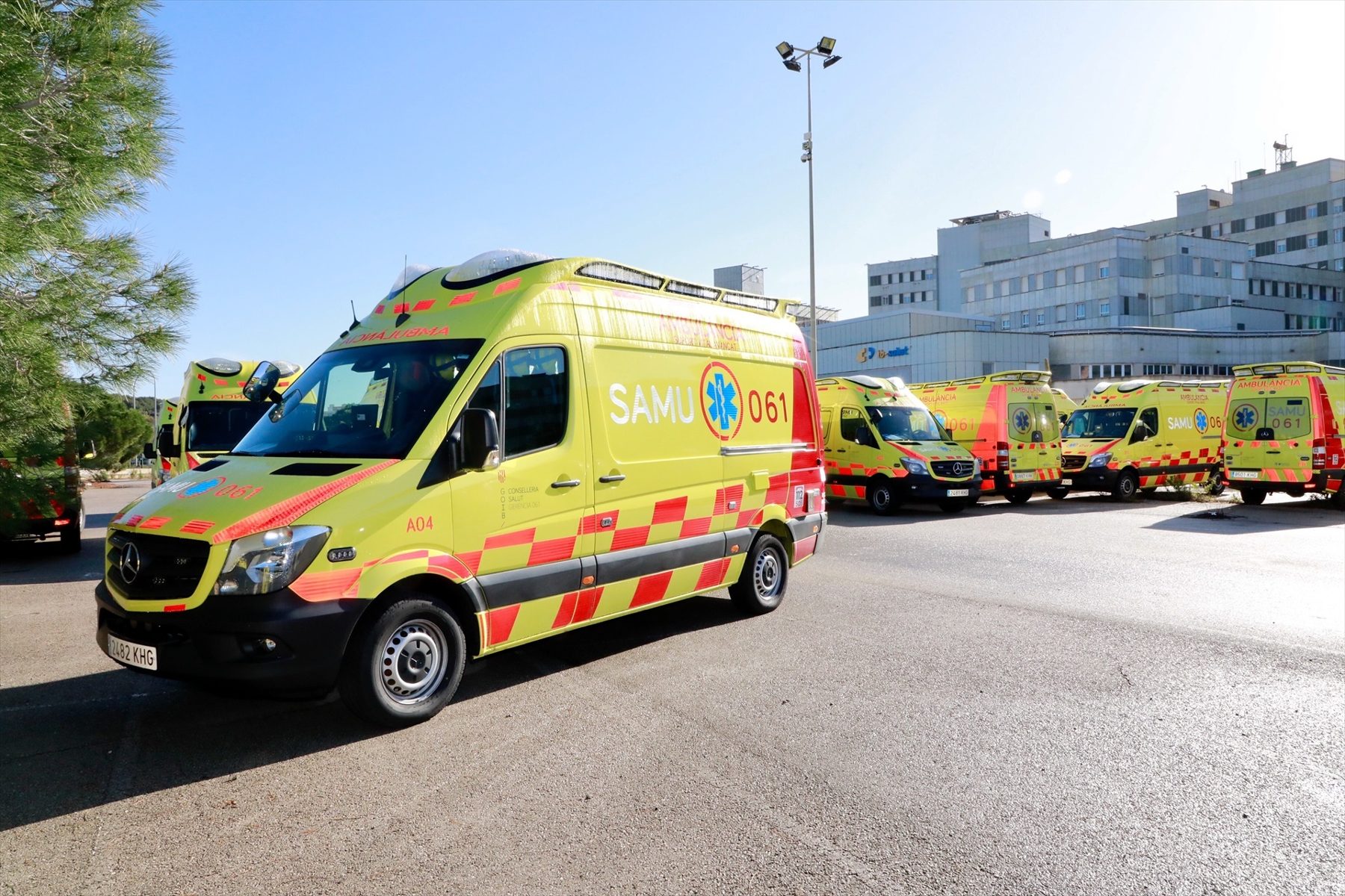 Imagen de una ambulancia del Samu.