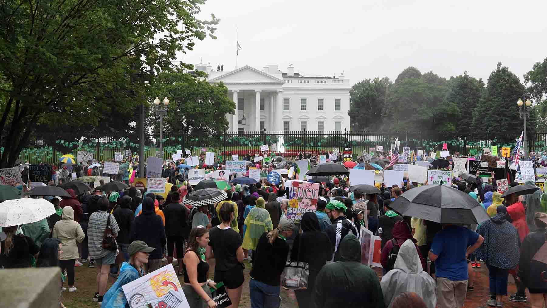 Manifestación a favor del aborto en EEUU