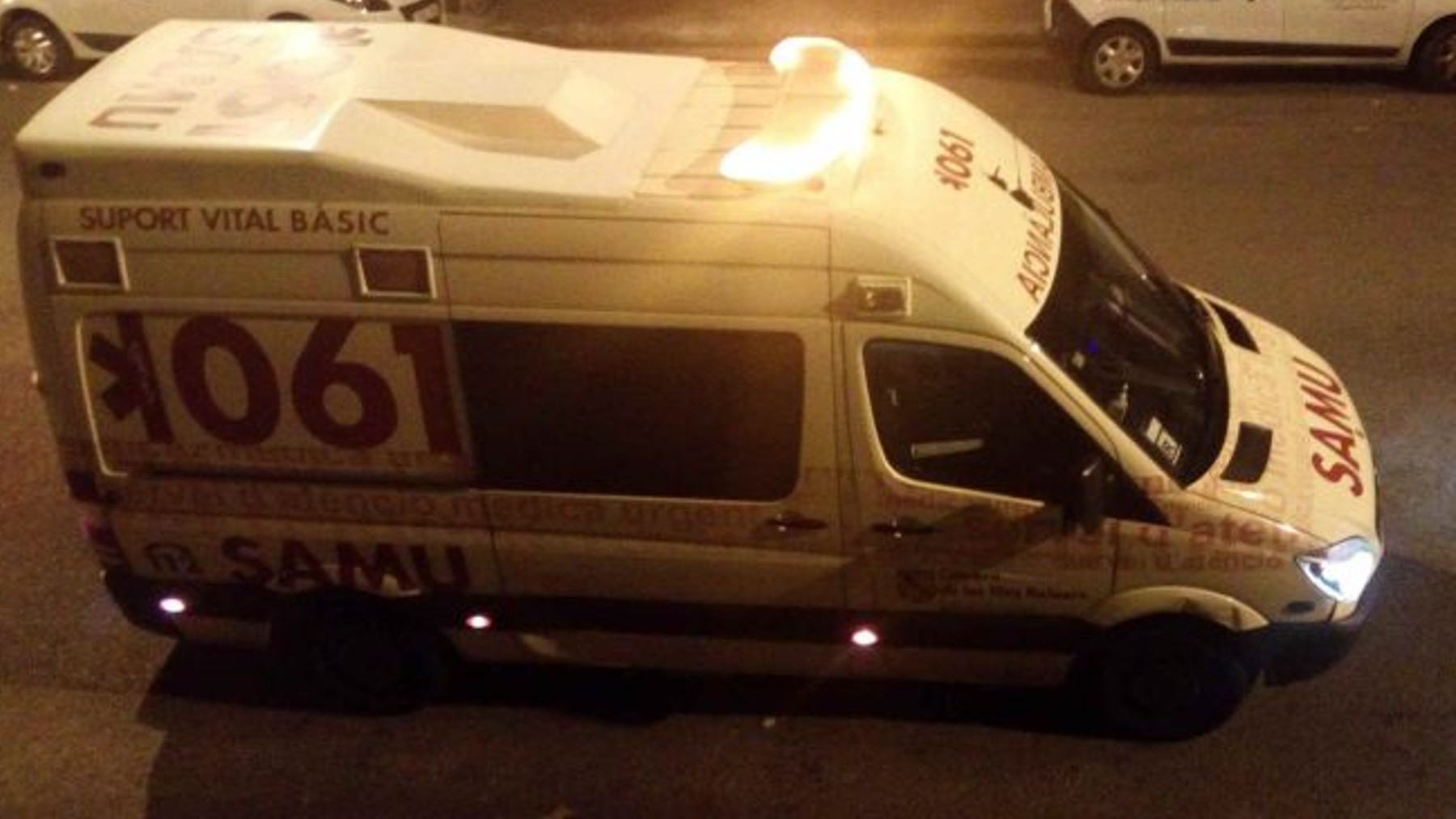 Ambulancia en Ibiza.