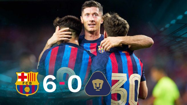 Lewandowski ilumina el Gamper