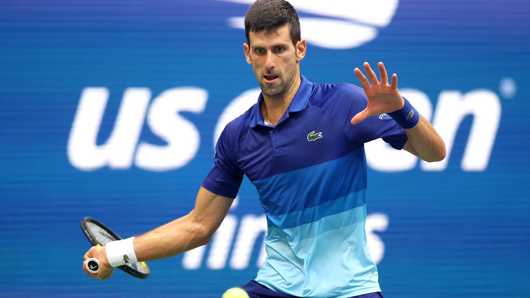 Novak Djokovic, en su última participación en el US Open (Getty)