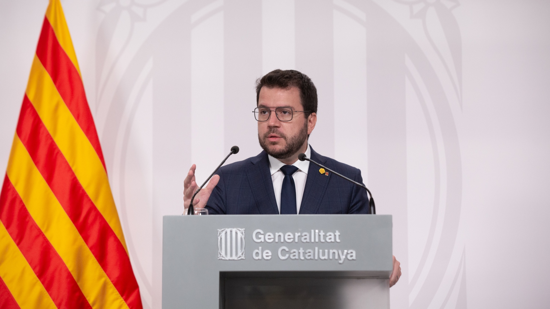 Pere Aragonés, presidente de la Generalitat (Foto: Europa Press).