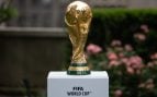 El trofeo del Mundial de fútbol. (AFP)