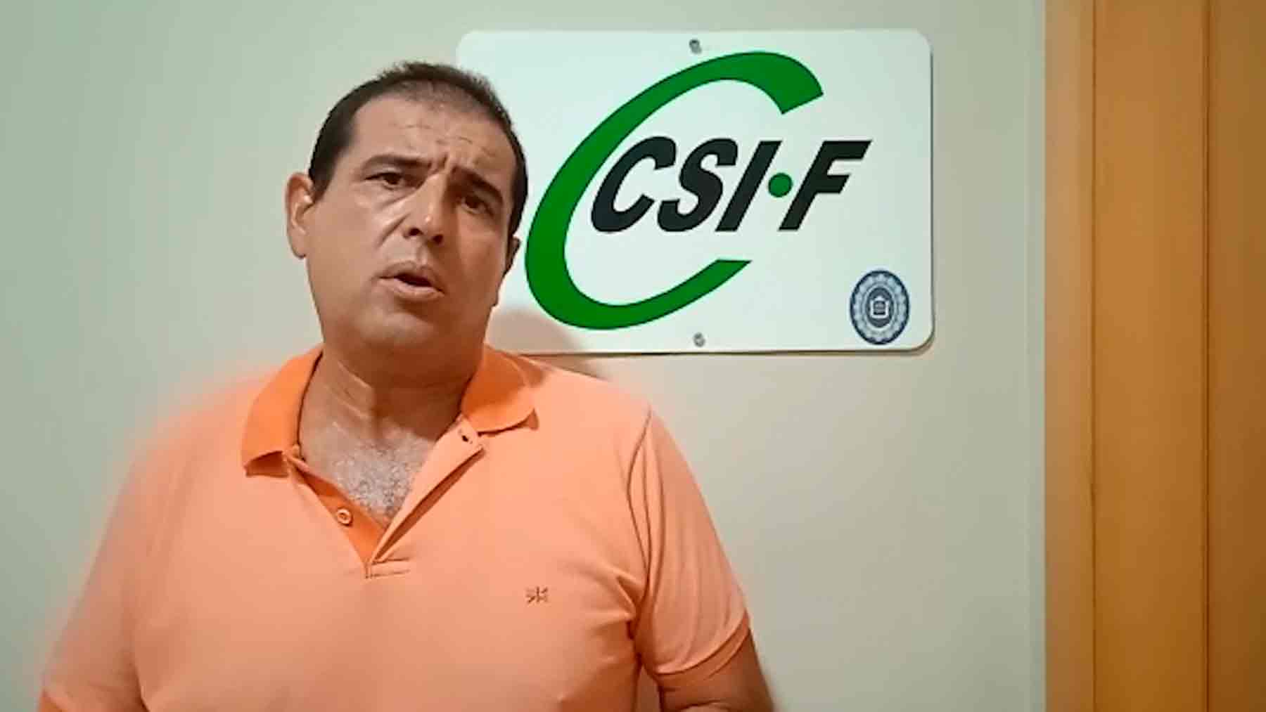 Santiago Raposo, delegado de CSIF en la Policía Local de Sevilla.