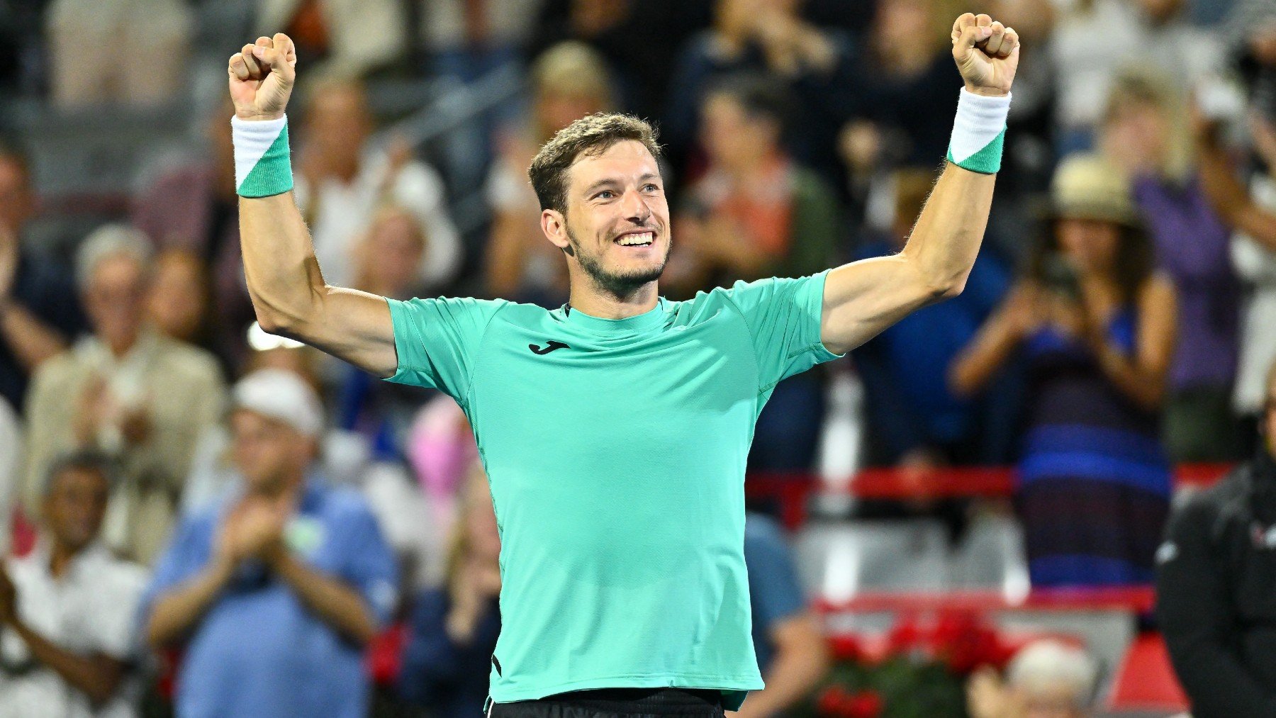 Pablo Carreño celebra en Montreal. (AFP)