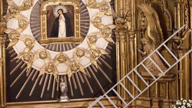 Virgen de la Paloma, patrona de los bomberos