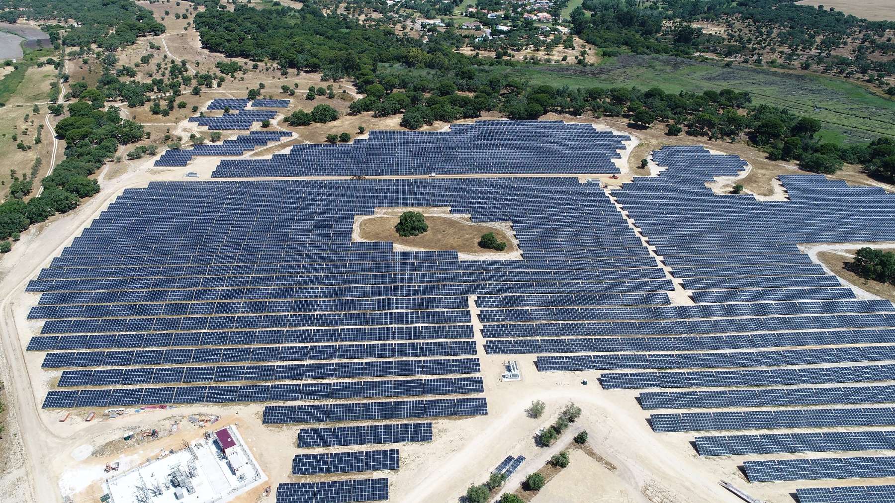 Planta fotovoltaica Algeruz II en Portugal