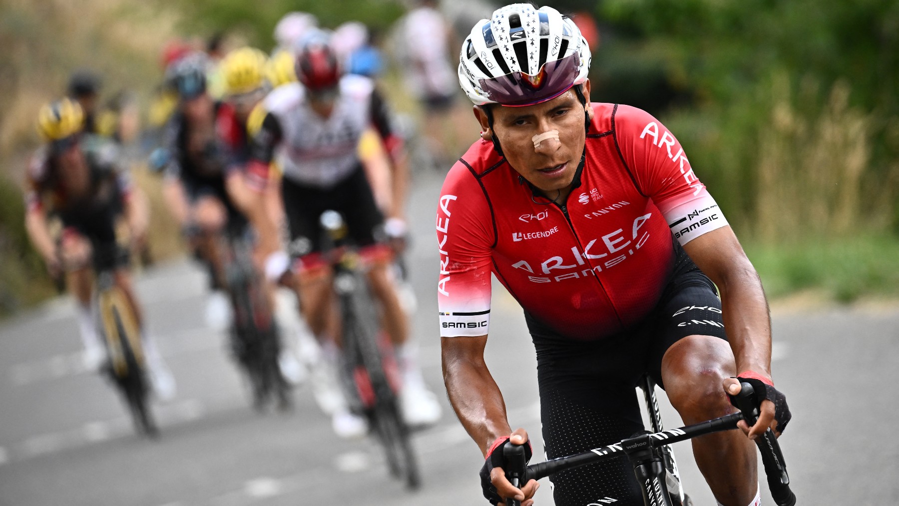 Nairo Quintana, durante el último Tour. (AFP)