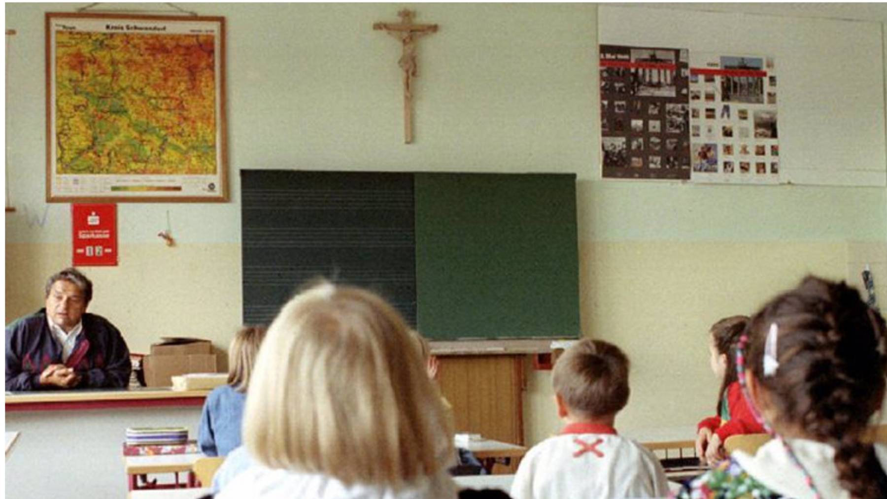 Un colegio religioso de enseñanza infantil. .