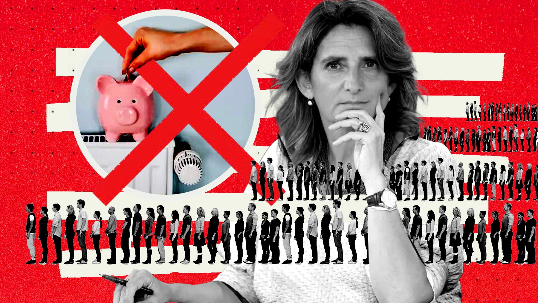 Teresa Ribera admite que 5,2 millones de españoles no pueden calentar su casa