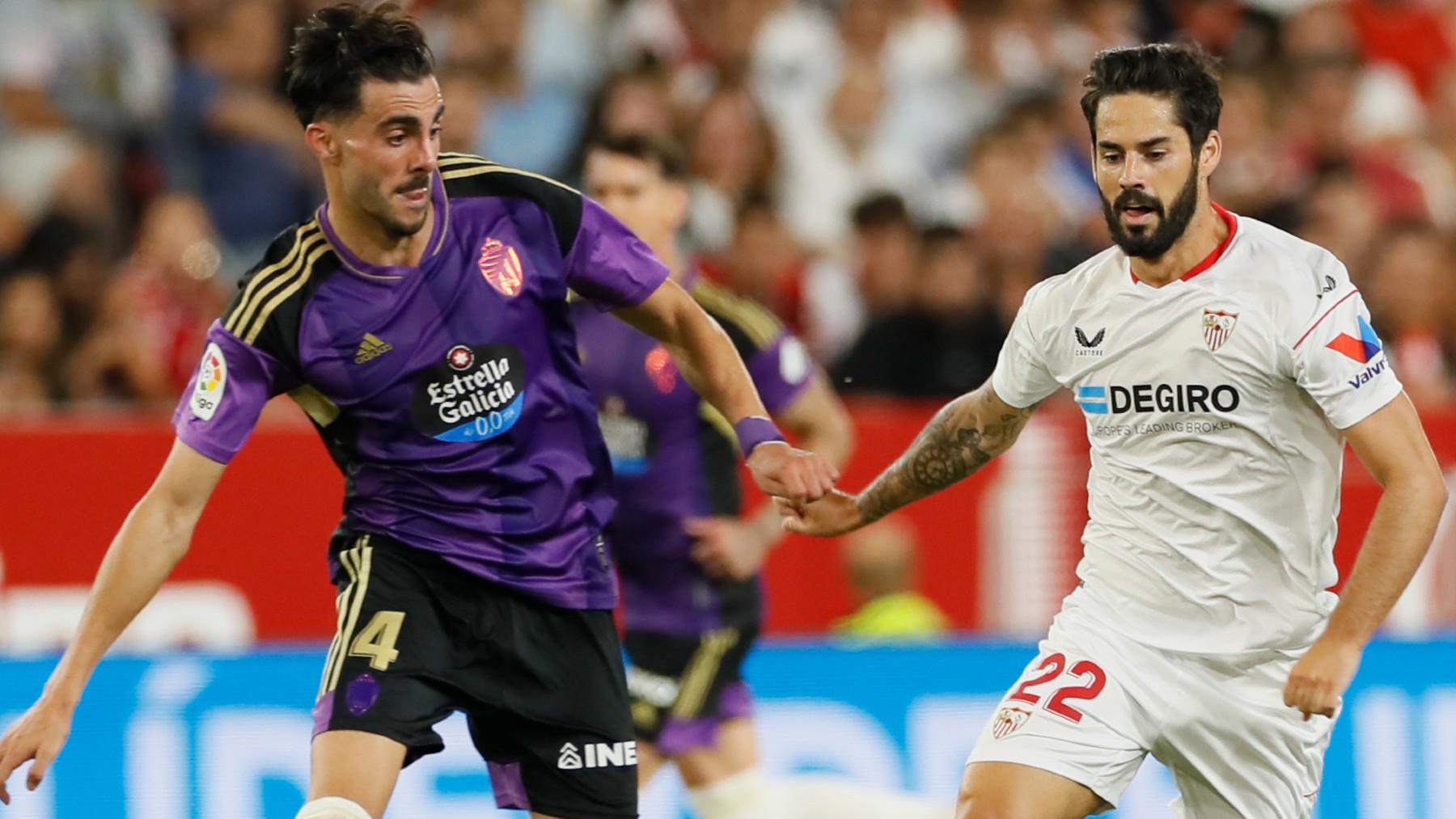 Isco, en su debut con el Sevilla contra el Valladolid. (EFE)
