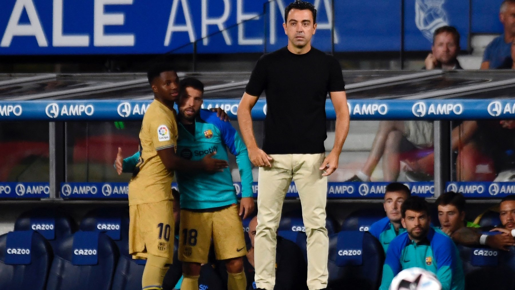 Xavi: «Me molesta no poder contar con Koundé»