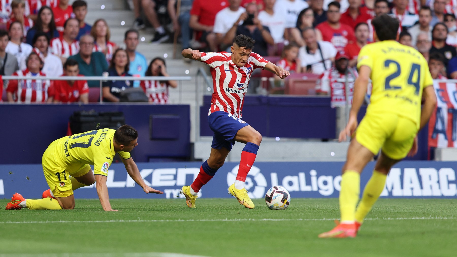 En directo: Atlético – Villarreal. (AFP)