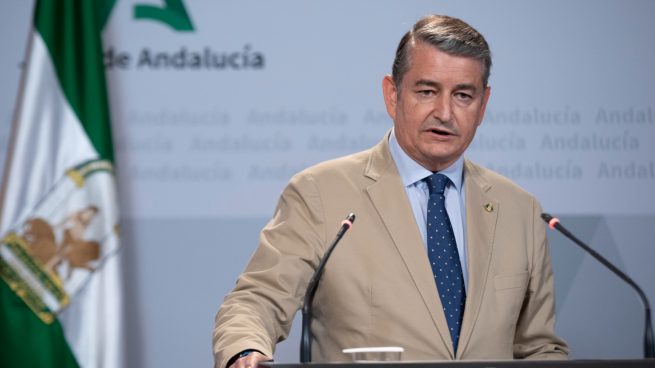 Antonio Sanz, consejero andaluz de Presidencia, Interior, Diálogo Social y Simplificación (EUROPA PRESS).