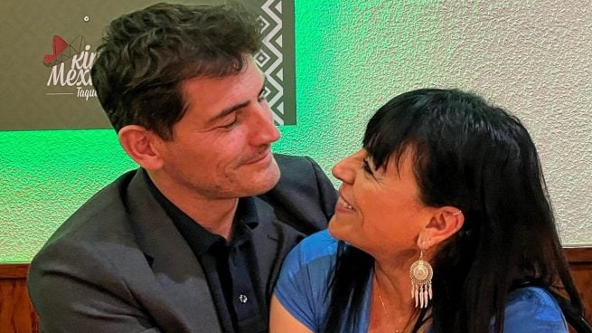 Iker Casillas y Olga.