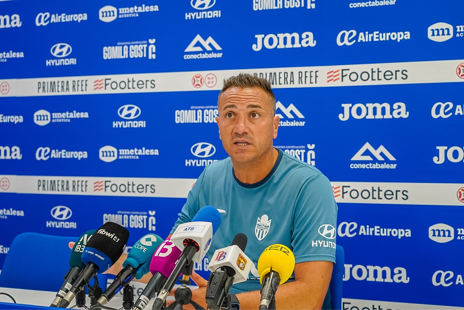 Jordi Roger, en rueda de prensa