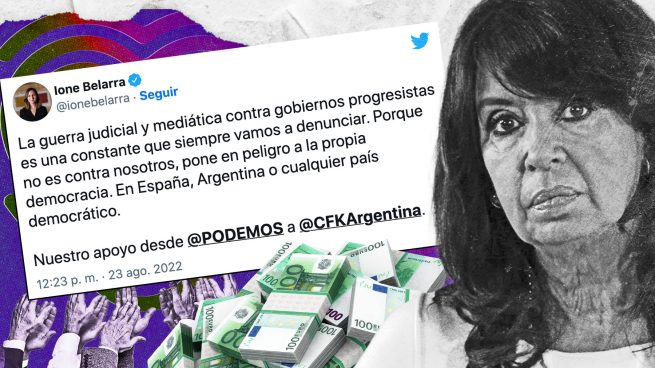 Maduro los cría y ellos…: Podemos sale a apoyar a Kirchner, acusada de robar 1.000 millones de dólares