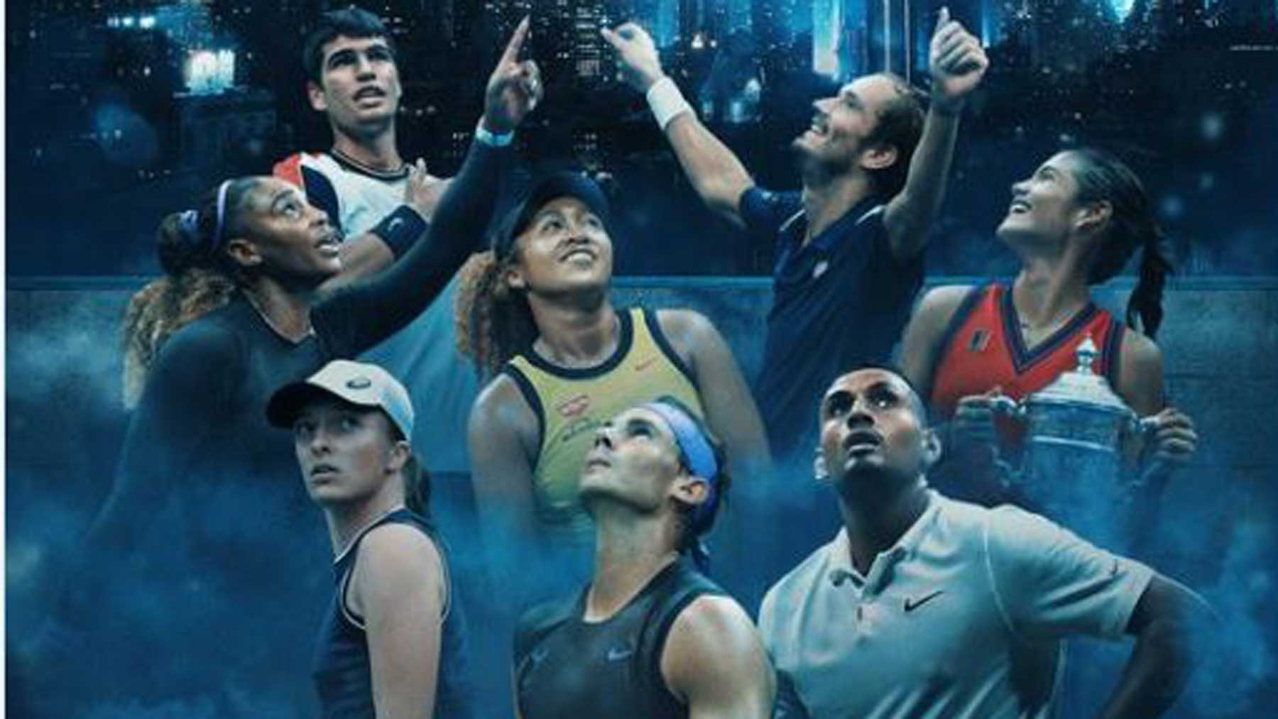Cartel promocional del US Open 2022
