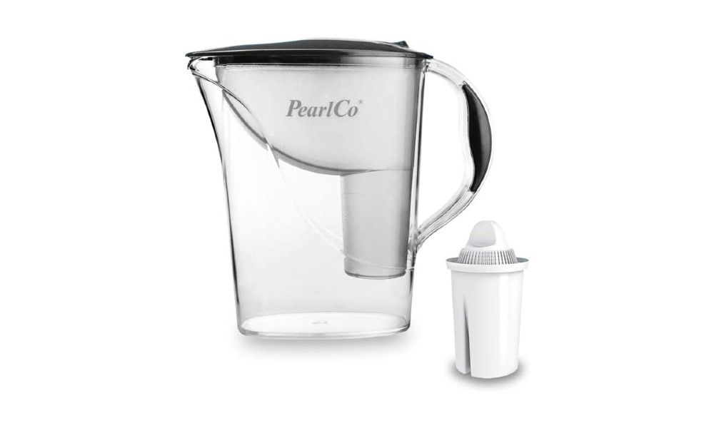 Filtre à Eau En Verre PearlCo (anthracite) Avec 1 Cartouche Filtrante