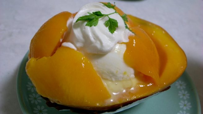 Postre de mango